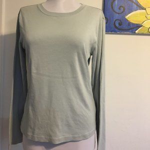 J. Crew-Light Slate-Colored Long Sleeve Shirt